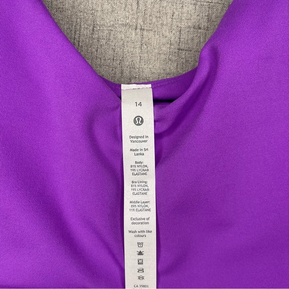Lululemon Align Tank Top Moonlit Magenta Purple 14 Nwt - Picture 7 of 7